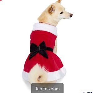 PETCO MRS CLAUSE Pet Costume Dress Dog XL Velvet